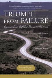 Cover of Triumph from Failure by Alistair McAlpine