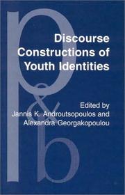 Cover of Discourse constructions of youth identities by Jannis K. Androutsopoulos