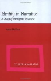 Front cover of Identity in narrative by Anna De Fina