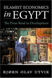 Cover of Islamist economics in Egypt by Bjørn Olav Utvik