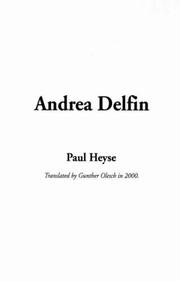 Front cover of Andrea Delfin by Paul Heyse
