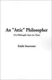 Cover of Un philosophe sous les toits by Émile Souvestre
