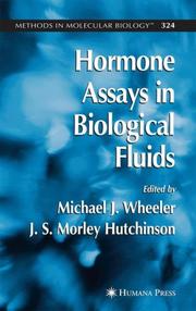 Front cover of Hormone assays in biological fluids by M. J. Wheeler