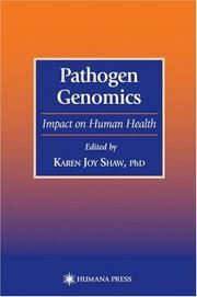 Cover of Pathogen Genomics by Karen Joy Shaw