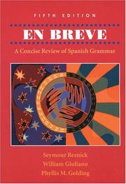 Cover of En Breve by Seymour Resnick