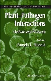 Cover of Plant-Pathogen Interactions by Pamela C. Ronald