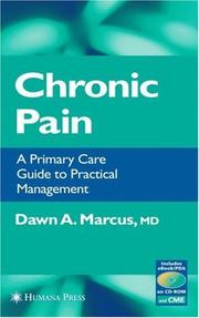 Cover of Chronic pain by Dawn A. Marcus