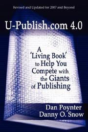 Cover of U-PUBLISH.COM 4.0 by Dan, Poynter
