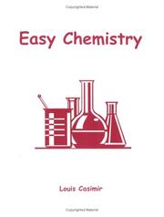 Cover of Easy chemistry by Louis Casimir