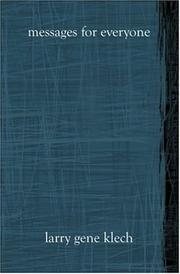 Cover of Messages for Everyone by Larry Gene Klech