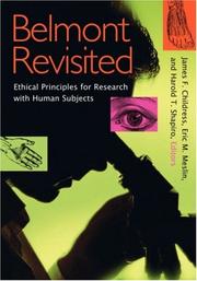 Cover of Belmont revisited by James F. Childress
