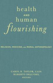 Front cover of Health and human flourishing by Carol Taylor