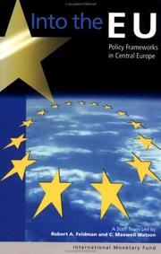 Cover of Into the EU by Robert A. Feldman