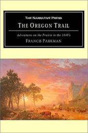Cover of The Oregon Trail by Francis Parkman