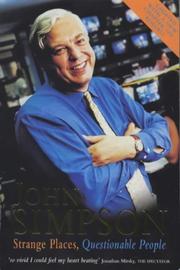 Cover of Strange Places, Questionable People by John Simpson