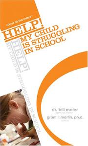 Front cover of Help! my child is struggling in school by Grant Martin