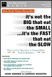 Front cover of It's Not the Big That Eat the Small by Jason Jennings