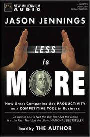 Cover of Less Is More by Jason Jennings