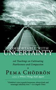 Cover of Comfortable with Uncertainty by Pema Chödrön