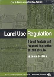 Cover of Land use regulation by Peter W. Salsich
