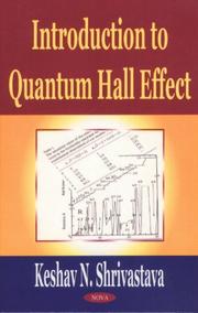 Front cover of Introduction to Quantum Hall Effect by Keshav N. Shrivastava