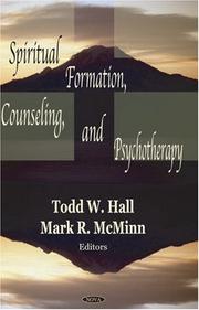 Front cover of Spiritual formation, counseling, and psychotherapy by Mark R. McMinn
