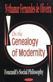 Front cover of On the genealogy of modernity by Nythamar Fernandes de Oliveira