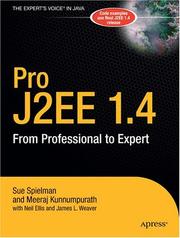 Cover of Pro J2EE 1. 4 by Sue Spielman