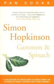 Front cover of Gammon and Spinach and Other Recipes (Pan Cooks) by Simon Hopkinson