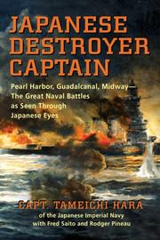Front cover of Japanese destroyer captain by Tameichi Hara