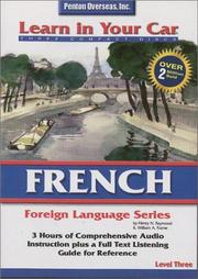 Front cover of French Level Three (Learn in Your Car) by Henry N. Raymond