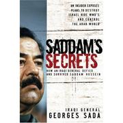 Cover of Saddam's secrets by Georges Sada