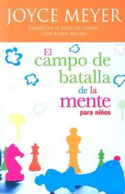 Front cover of El Campo de Batalla De La Mente Para Ninos by Joyce Meyer