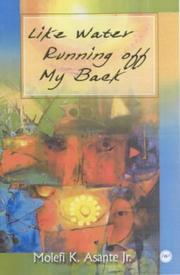 Cover of Like water running off my back by MK Asante