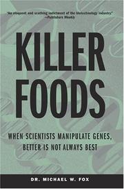 Cover of Killer foods by Fox, Michael W.