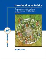 Front cover of Introduction to politics by Martin W. Slann