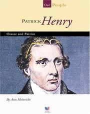 Cover of Patrick Henry by Ann Heinrichs