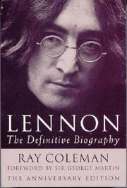 Cover of Lennon by Ray Coleman