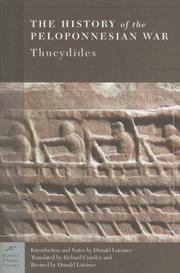 Front cover of The history of the Peleponnesian war by Thucydides