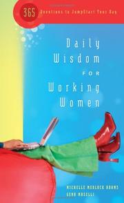Cover of Daily Wisdom for Working Women (Daily Wisdom) by Michelle Medlock Adams