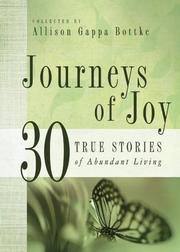 Front cover of Journeys of Joy by Allison Gappa Bottke