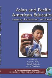 Front cover of Asian and Pacific American education by Russell Endo