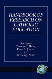 Front cover of Handbook of research on Catholic education by Thomas C. Hunt