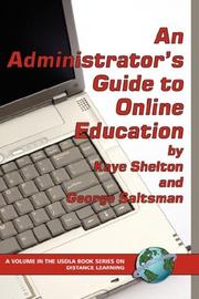 Front cover of An administrator's guide to online learning by Virginia Kaye Shelton
