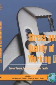 Cover of Stress and quality of working life by Ana Maria Rossi
