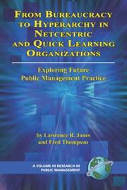 Front cover of From bureaucracy to hyperarchy in netcentric and quick learning organizations by Jones, L. R.