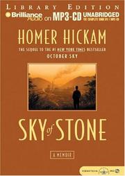 Front cover of Sky of Stone by Homer H. Hickam