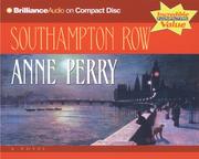 Front cover of Southampton Row (Thomas and Charlotte Pitt) by Anne Perry
