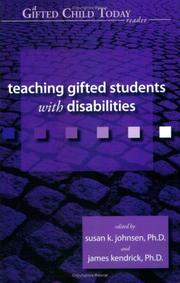 Front cover of Teaching gifted students with disabilities by Susan K. Johnsen