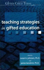 Front cover of Teaching strategies in gifted education by Susan K. Johnsen